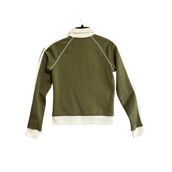 Hollister Surf Track Jacket Womens Med Full Zip Olive Green West Coast Coastal - Picture 6 of 8
